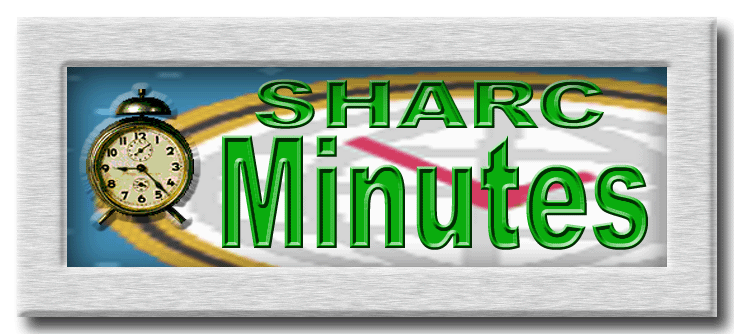 SHARC Minutes logo by K. Cabrera